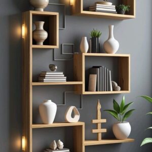 Aero Wood Floating Shelf