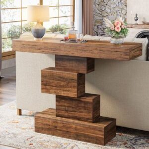 Atlas Wood Geometric Console