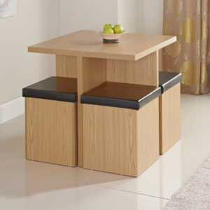 Ebony Roots Nesting Dining Set
