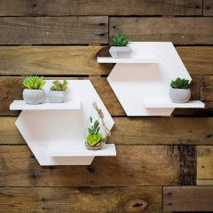 Forest Float Hexagon Shelves