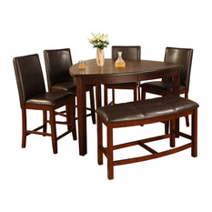Iroko Essence Triangular Dining Set