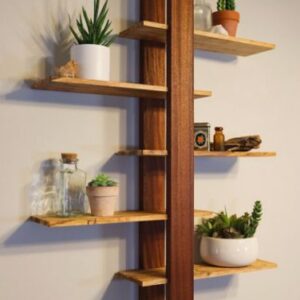 Rustic Rise Floating Shelf