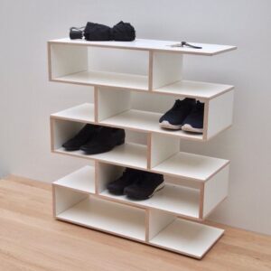 Smart Sole Geometric Shoe Rack