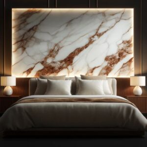 Arewa Walnut Epoxy Statement Bed