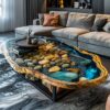 Blue Lagoon Pebble Table