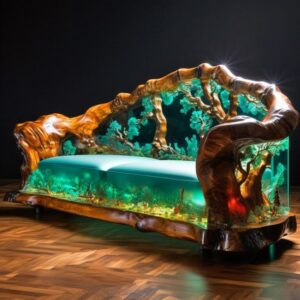 Cosmic Epoxy Sofa