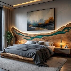 Heritage Teak Epoxy Bedframe