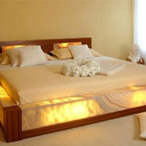 Mahogany Dream Epoxy Bedframe