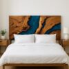 Opepe Gold Epoxy Bedframe