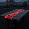 Rainforest Glow Volcanic Table