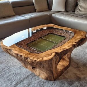 Sunset Aura Tennis Stadium Table