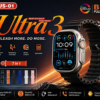 7 in 1 Replaceable Strap Ultra 3 Smartwatch