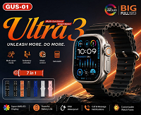 7 in 1 Replaceable Strap Ultra 3 Smartwatch