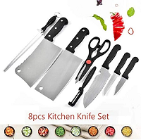 8pcs Stainless Kitchen Knife Set - Image 4